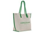 Longchamp Roseau Sac cabas toile L Vert