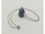 Collier bouteille de parfum lapis lazuli