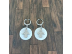 Boucles d'oreilles nacre et ange