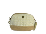 Le Voyage en Panier Gaufrette Sac Trotteur Demi-Lune Ecru
