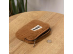 Hindbag Lili Petit Porte-Monnaie Fausse Fourrure Teddy Brun