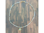 Collier amazonite œil porte bonheur