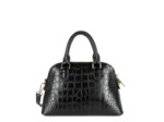 Lancaster Exo Mini Sac à Main Demi Lune Croco 524-105 Noir