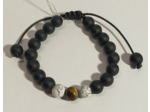 Agate noire, œil de tigre, howlite