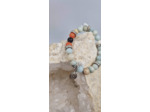 Bracelet aigue marine calcite OLPA2209