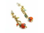 Boucles d'oreilles chaine PAPAYA