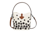Longchamp Roseau brodé Sac seau XS noir/blanc