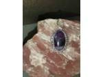 Pendentif Amethyste argent 925/000