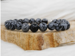 BRACELET OBSIDIENNE MOUCHETÉE