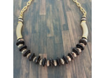 Collier bois et acier