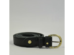 Mila Louise Pallas X Ceinture Cuir Noir