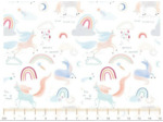 Tissu popeline Unicorn is in the air Katia Fabrics