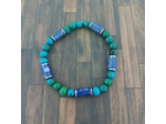 Bracelet Lapis lazuli/Chrysocole/Hématite