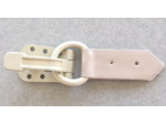 Attache, crochet fourrure beige