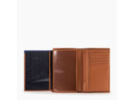 Le Tanneur Martin Grand Portefeuille Vertical 2 Volets Tan