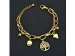 Bracelet cœurs arbre de vie