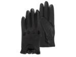 Isotoner Gants de conduite Femme Cuir Noir