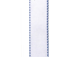 Bande à broder aïda feston bleu