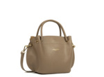 Lancaster Foulonne Double Sac A Main Louisa 470-18 Taupe In Or