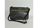 Mila Louise Nina SL2 Effet Panthère Sac et Pochette Noir