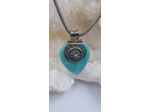 Pendentif amazonite et rubis argent 925 olpa2033/2034