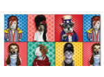 Tissu Michael Miller - Pets Rock Set Patch
