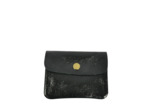 Farfouillette Porte-monnaie compact Cuir PM Noir
