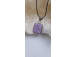 Pendentif charoite monture argent 925 olpa824