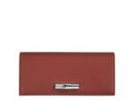 Longchamp Roseau Portefeuille A Rabat Chataigne