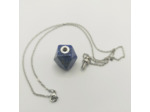 Collier bouteille de parfum lapis lazuli