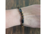 Bracelet Tourmaline/Œil de tigre/Hématite