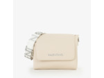 Valentino Alexia Summer Sac Porté Travers Effet Toile Nat/Off White