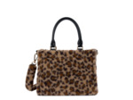Lancaster Moumoute Mini Sac Cabas Main 518-055 Noir Léopard