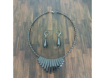 Parure 2pcs tout en Hématite