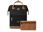 Cabaïa Large Cologne Sac à Dos 15" Noir