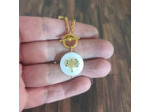 Pendentif nacre/arbre de vie