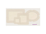 MEPILEX BORDER FLEX CARRE 10 CM X 10 CM
