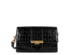 Lancaster Croco Ily Petit Sac Trotteur Cuir Croco 531-015 Noir