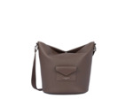 Lancaster Maya Double Kba Sac Seau Garni Cuir 517-107 Marron