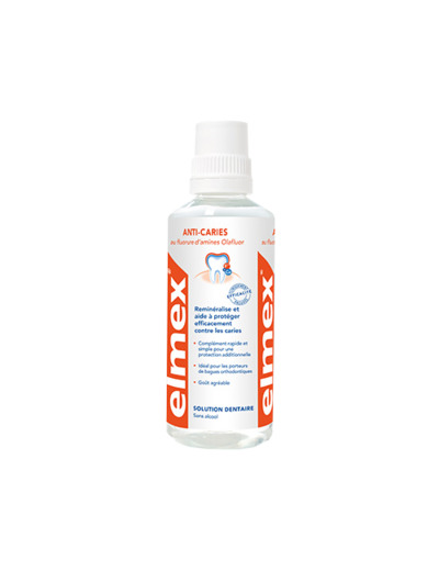 Anti-caries Solution Dentaire Sans Alcool 400ml Elmex