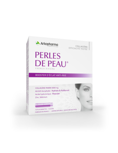 Radiance 10 Flaconnettes Perles De Peau Arkopharma