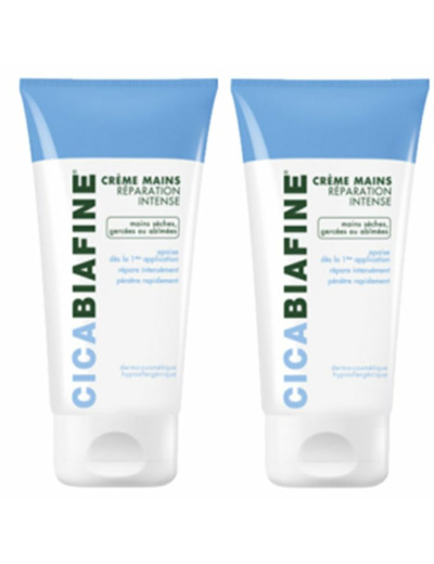 Creme Mains Reparation Intense 2 X 75ml Cicabiafine Biafine