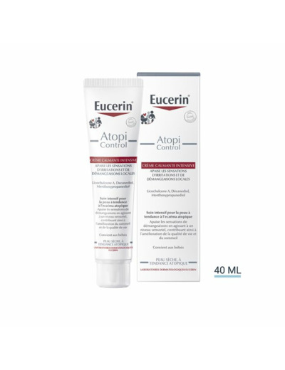 Creme Calmante Intensive Peau Seche Atopique 40ml Atopicontrol Eucerin