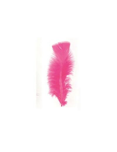 Plumes de dinde - Rose vif