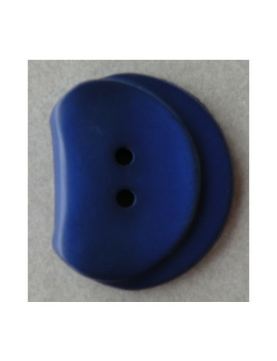 Bouton bleu roi foncé 35 mm