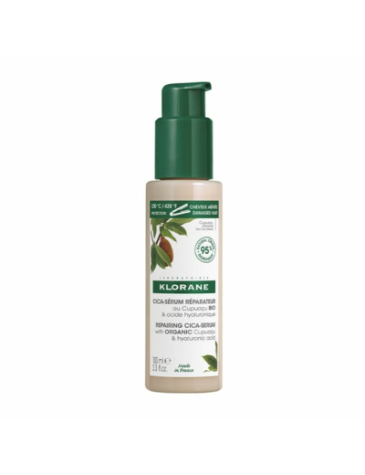 Cica-sérum Réparateur au Cupuaçu BIO & acide hyaluronique 100ml Cheveux très secs, abîmés Klorane