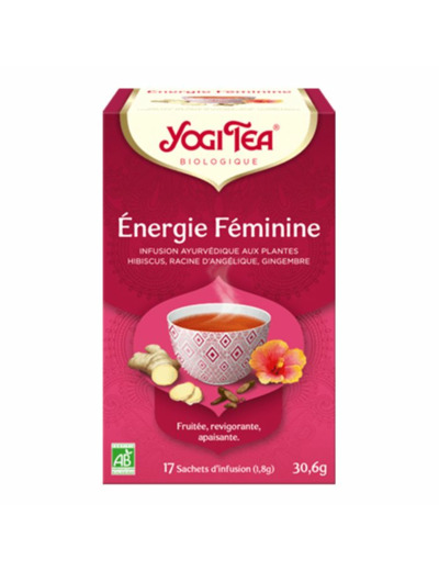 Energie Feminine Infusion Ayurvédique Bio 17 Sachets Yogi Tea