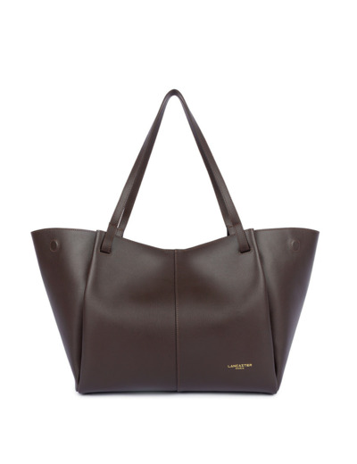 Lancaster Sierra Haus Trés Grand Sac Cabas et Epaule 538-012 Marron Foncé