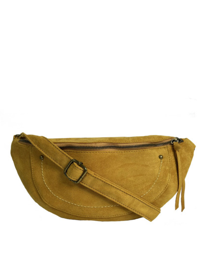 Farfouillette Sac Banane Aux Détails Cloutés Jaune