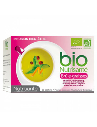 Bio Infusion Brule Graisses 20 Sachets Nutrisante